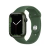 Apple Watch Series 7 GPS, 41mm Green Aluminium Case with Clover Sport Band - Regular - Hero Image - Salute iWorld